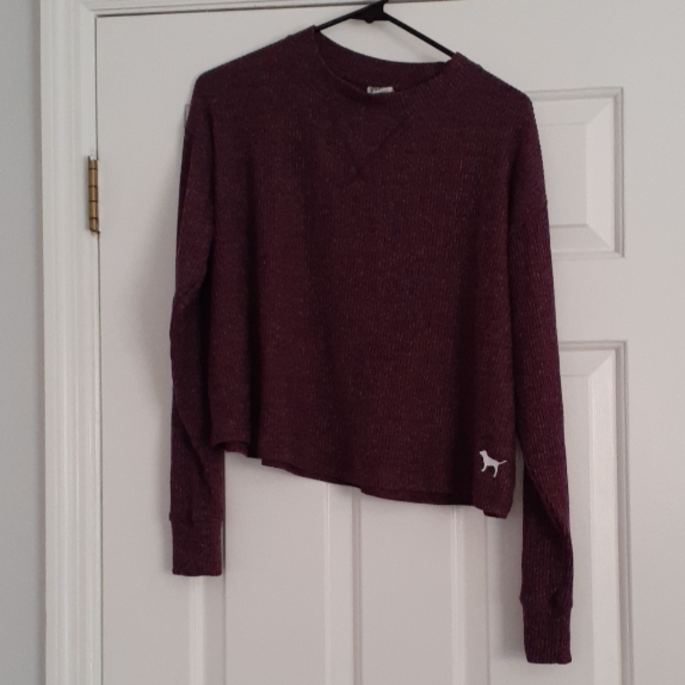 Victoria's Secret maroon sweater